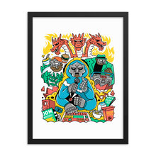 Load image into Gallery viewer, DOOM &amp; Friends [Framed Print]
