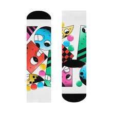 Load image into Gallery viewer, Fun Stacks Cushioned Crew Socks
