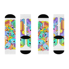 Load image into Gallery viewer, Happy Shapes Cushioned Crew Socks
