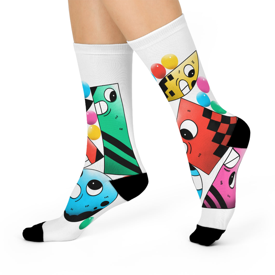 Fun Stacks Cushioned Crew Socks
