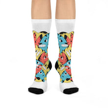 Load image into Gallery viewer, Abstract Gang Cushioned Crew Socks
