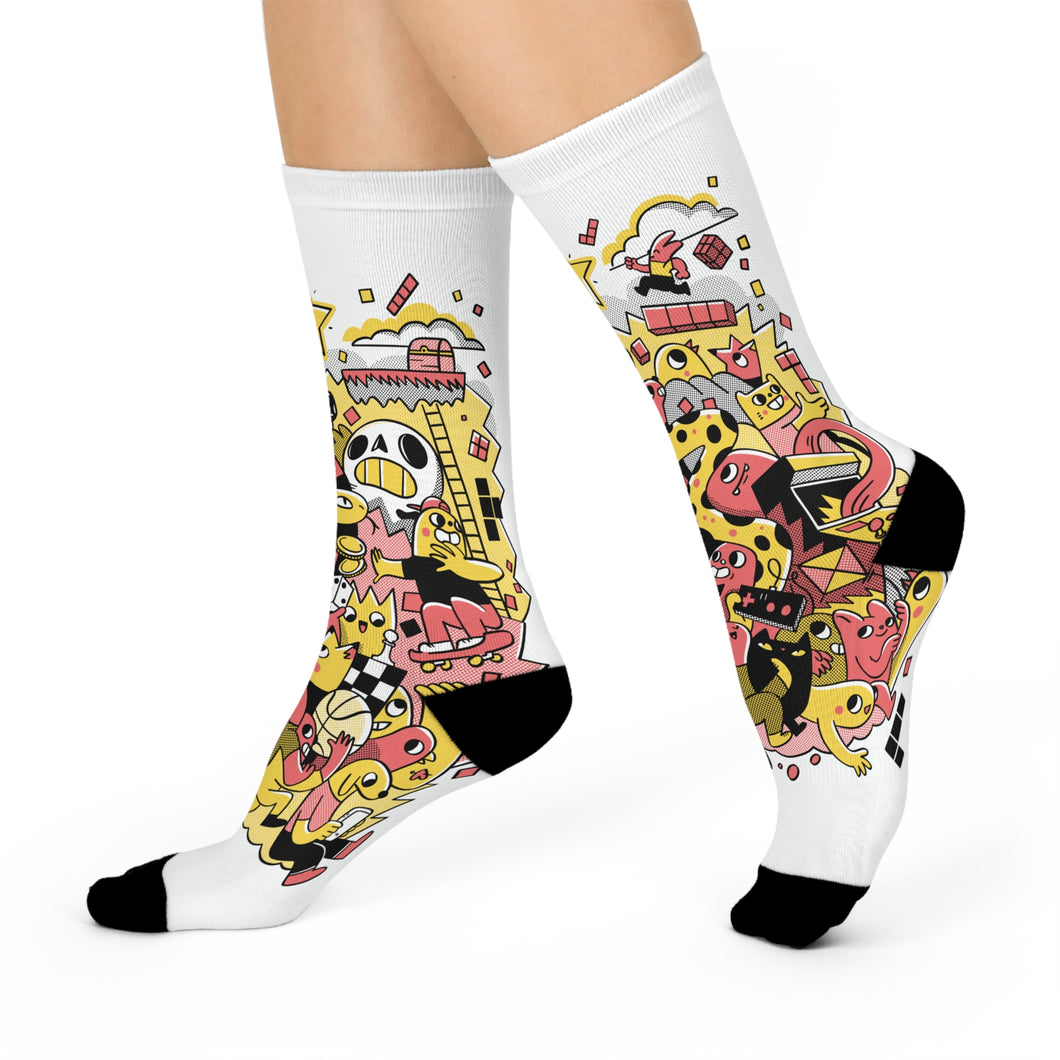 Game Time Cushioned Crew Socks