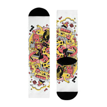 Load image into Gallery viewer, Geo Law: Fun and Games Socks
