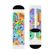 Load image into Gallery viewer, Happy Shapes Cushioned Crew Socks
