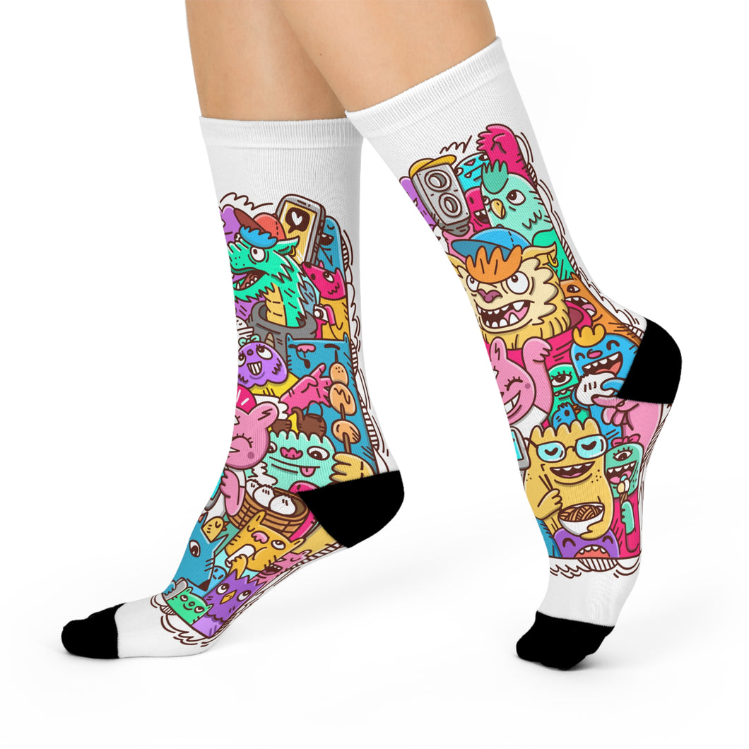 Dim Sum Pals Cushioned Crew Socks
