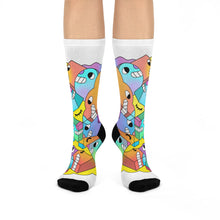 Load image into Gallery viewer, Happy Shapes Cushioned Crew Socks
