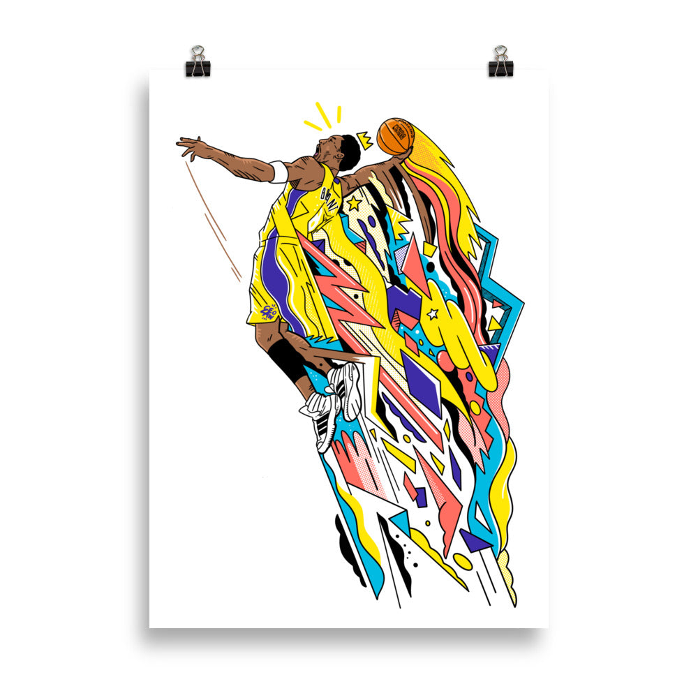 Rise Kobe Print – Geo Law Illustration